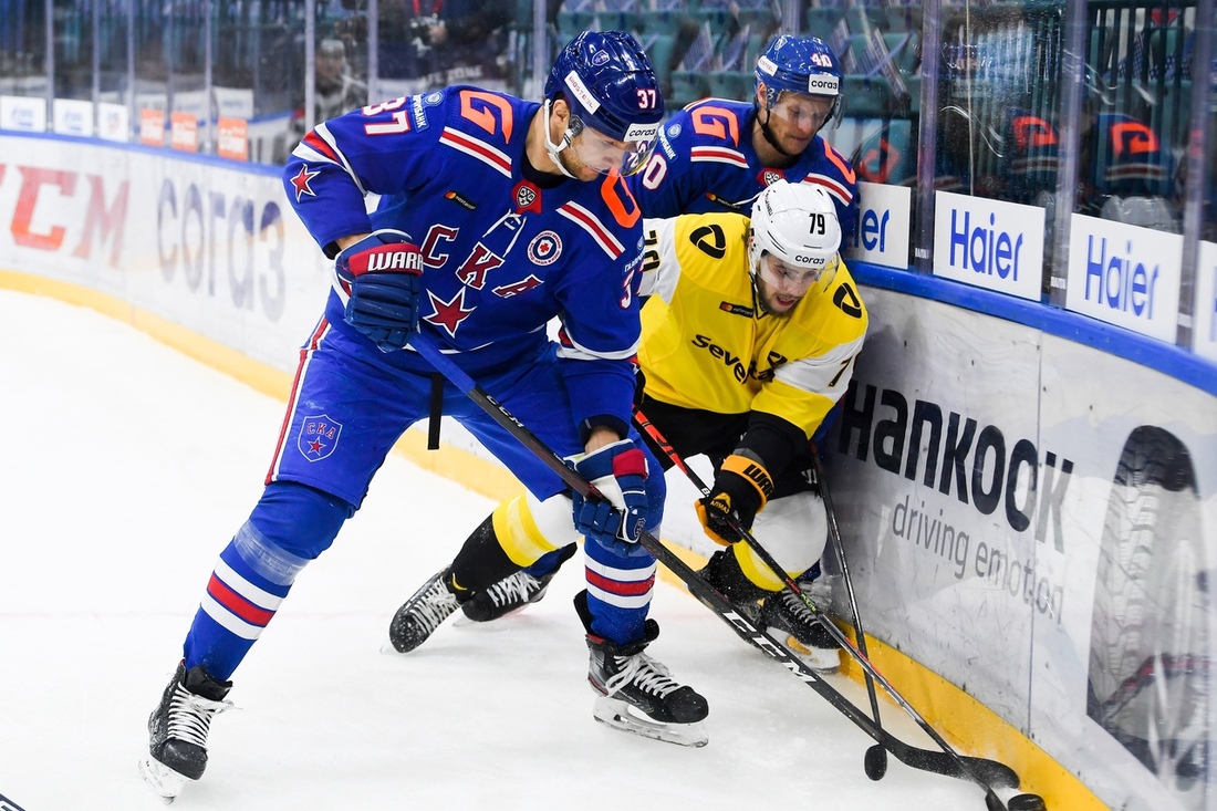 Хоккейная «Северсталь» потерпела очередное поражение от петербургского СКА