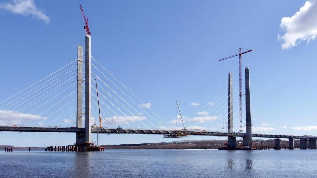 Архангельский мост в Череповце готов на 87%