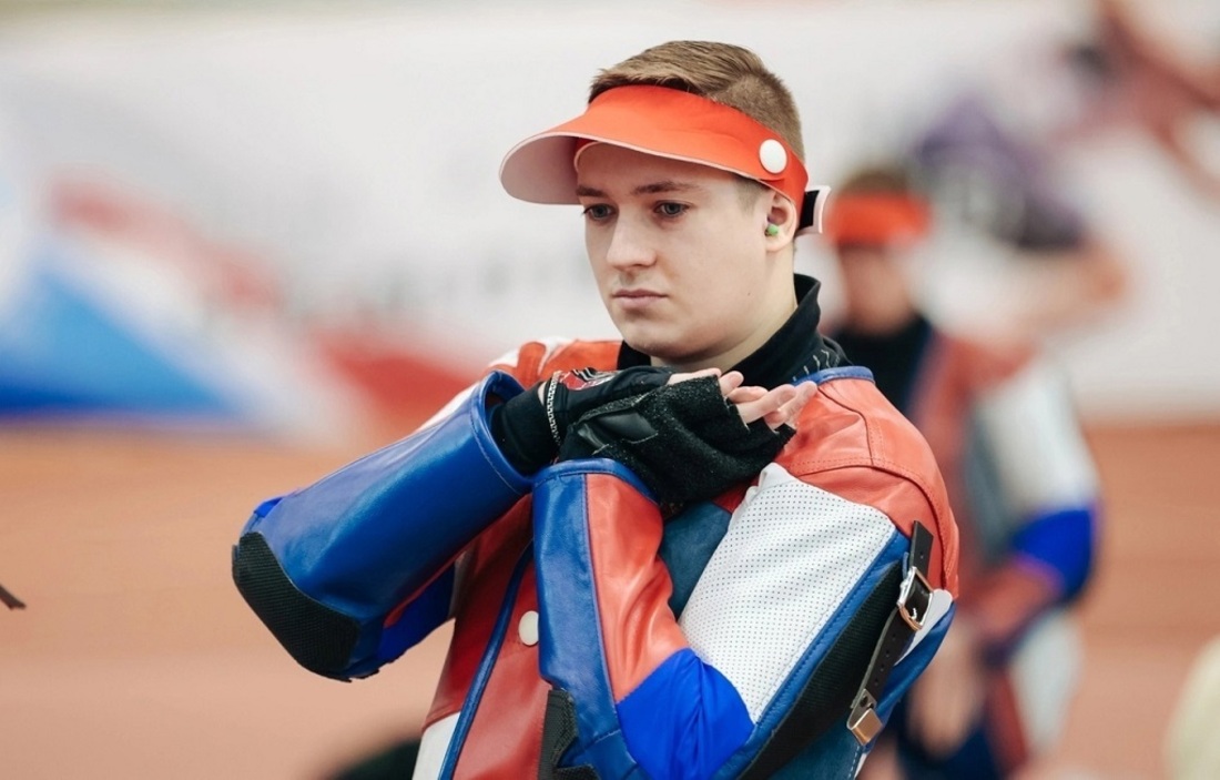 Вологжанин Илья Марсов завоевал сразу четыре медали на Всероссийских соревнованиях по пулевой стрельбе