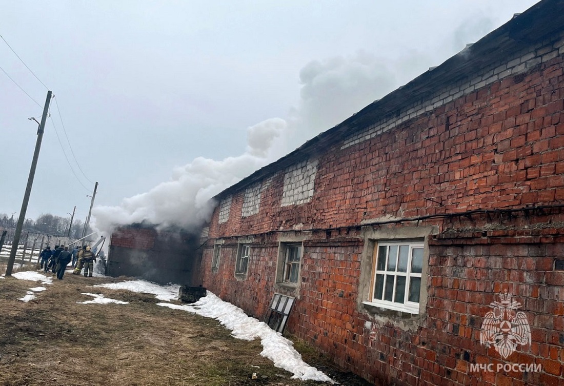 Крупный пожар в исправительной колонии произошёл в Соколе