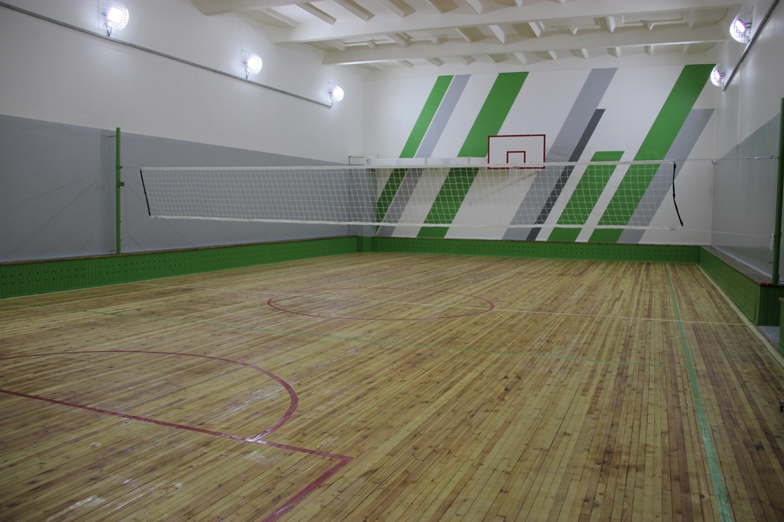 Капитальный ремонт спортзала завершен в Кадуйской средней школе