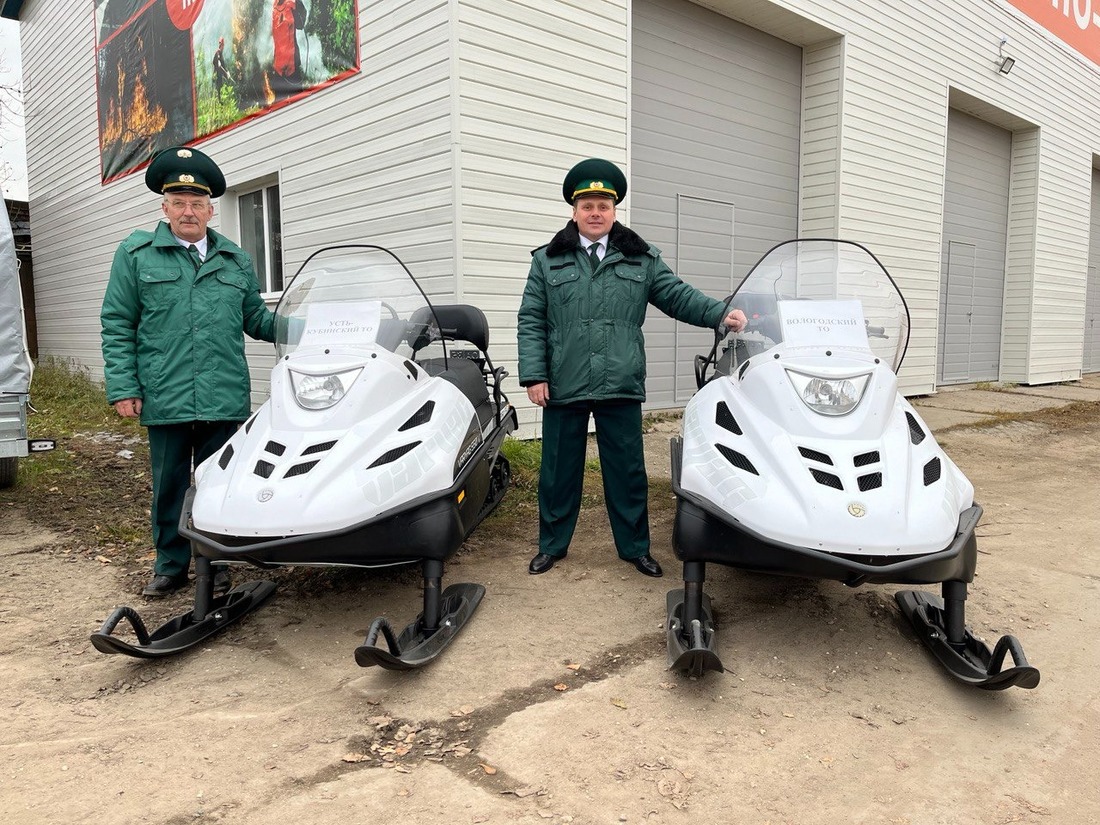 Новую зимнюю технику получили лесные инспекторы Вологодской области