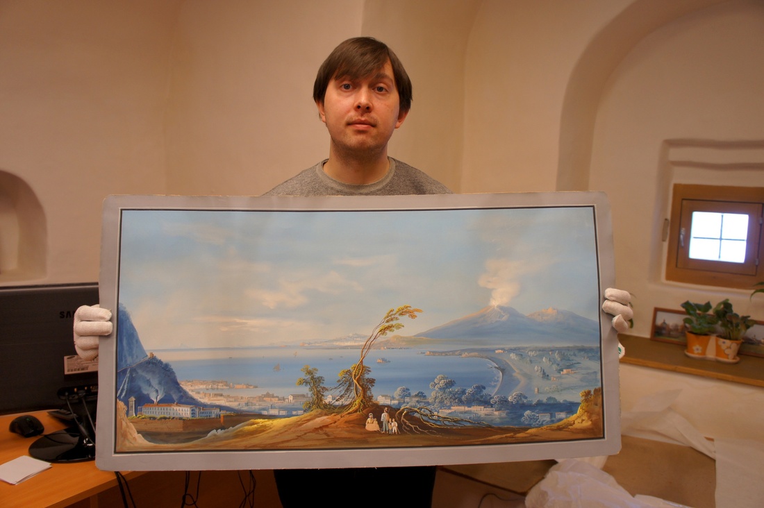 Картины XIX века прибыли из Неаполя в Кирилло-Белозерский музей-заповедник