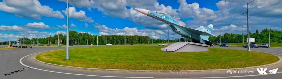 Памятник Матуринскому аэродрому начали монтировать в Череповце